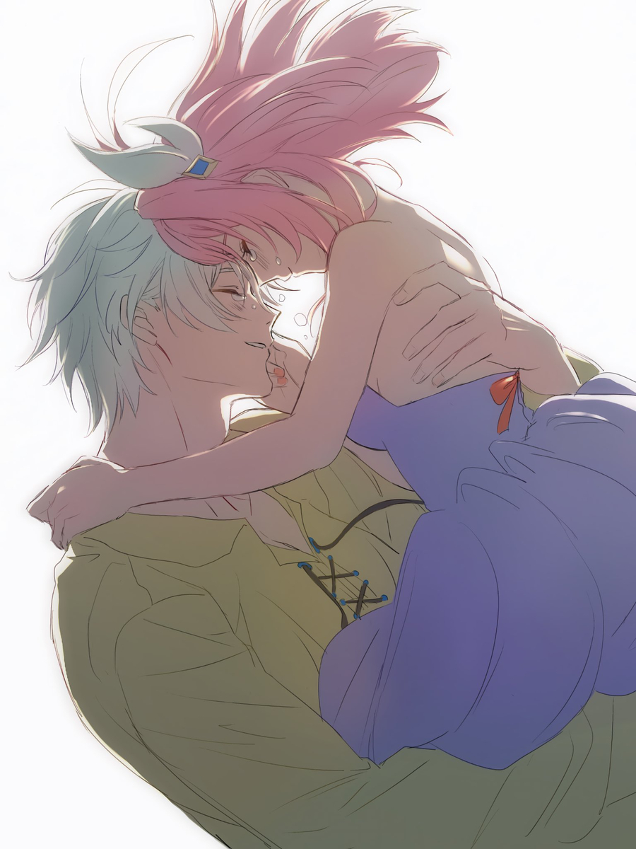 This is a pixiv picture whose title is 約束の黎明.