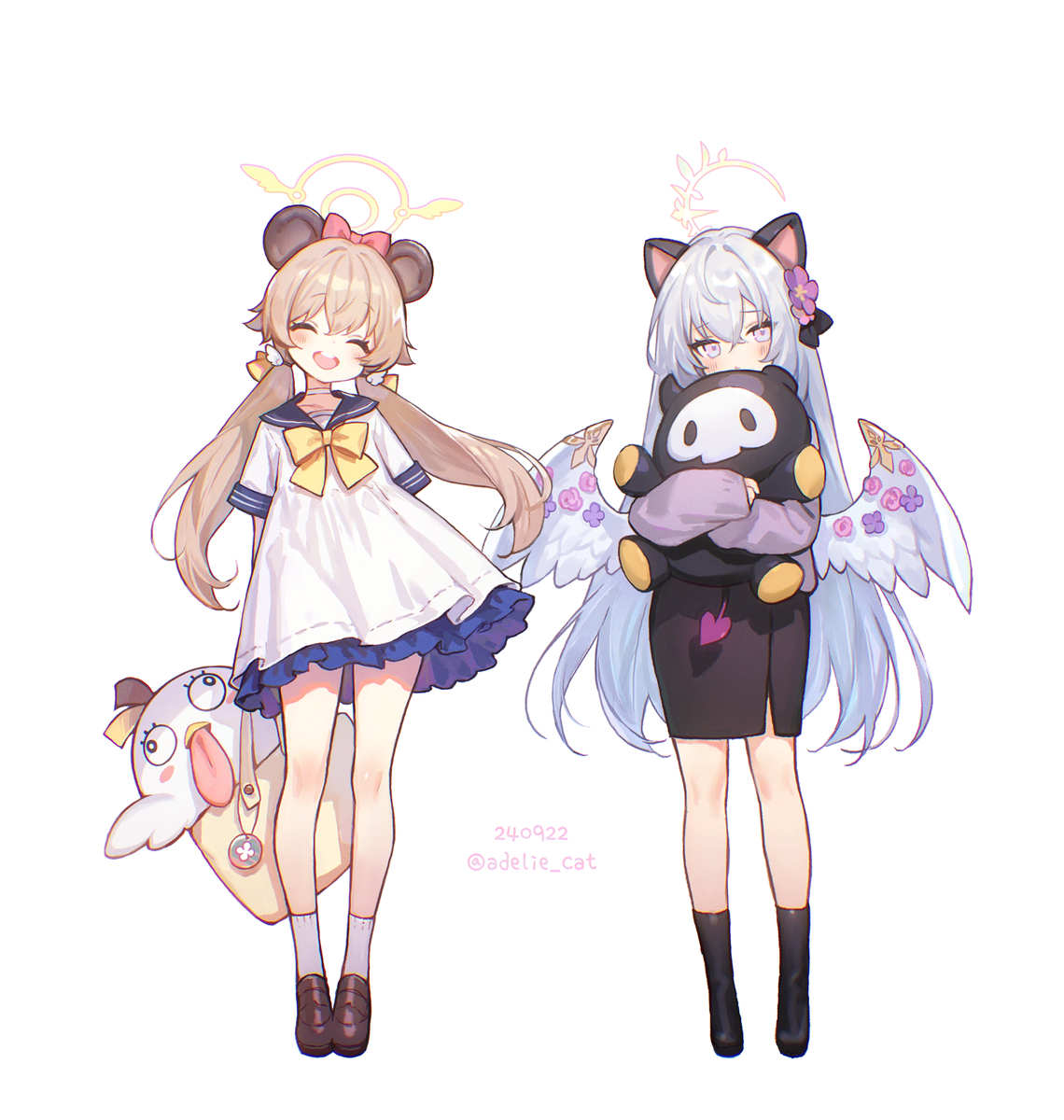 This is a pixiv picture whose title is ブルアカ.