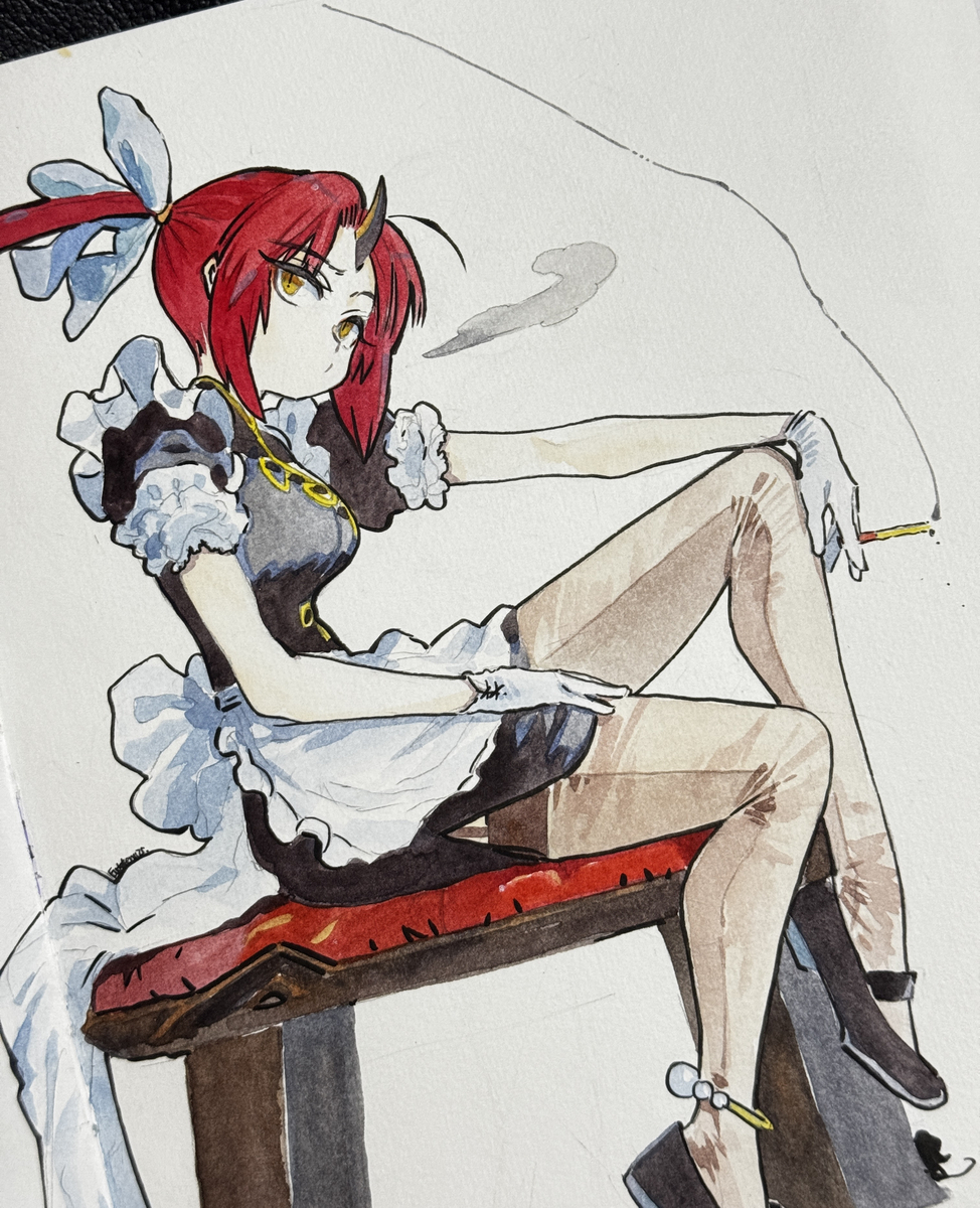 This is a pixiv picture whose title is 59 Cigar.