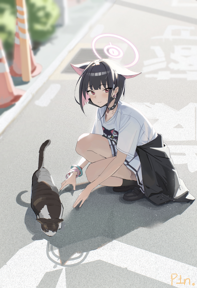 This is a pixiv picture whose title is 今日のカズサちゃん.