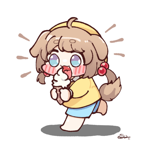 This is a pixiv picture whose title is 아이스크림~.