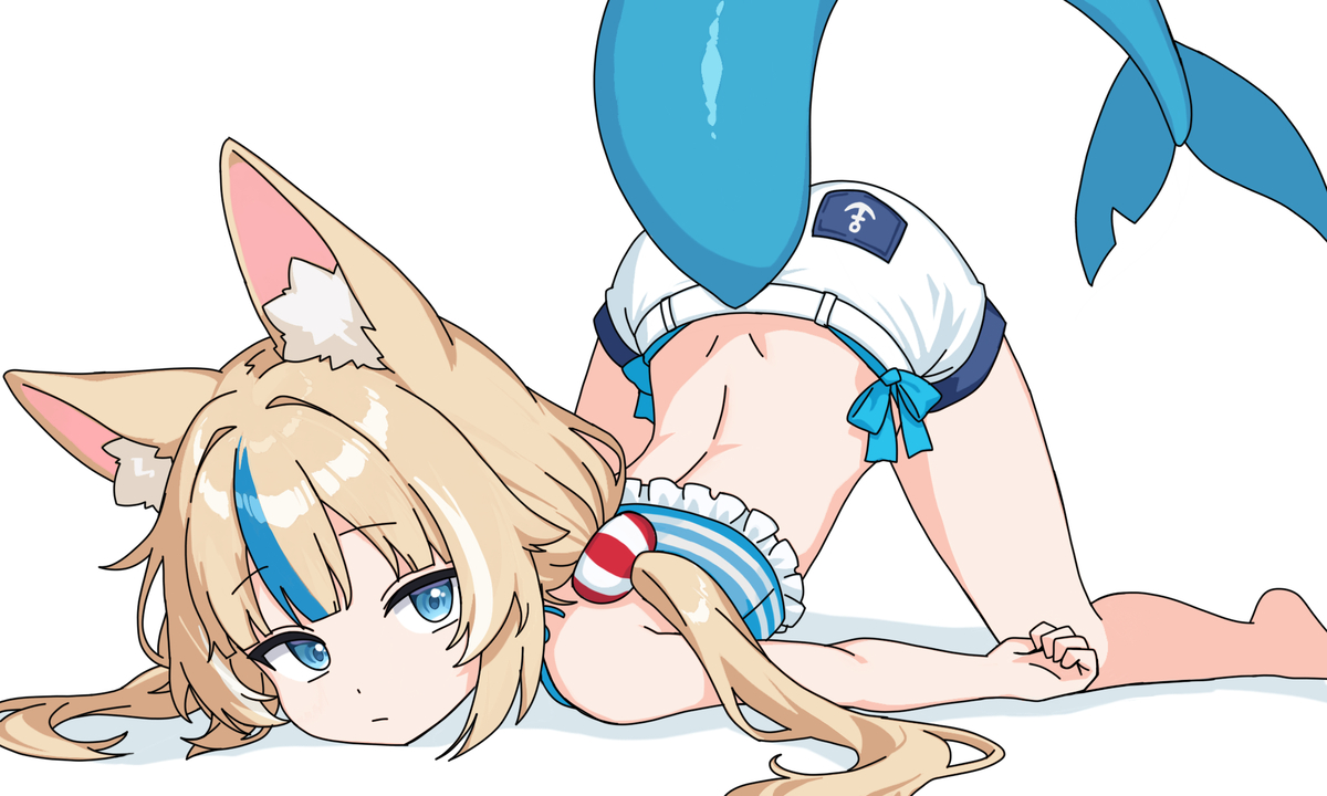 This is a pixiv picture whose title is Saba Bored.