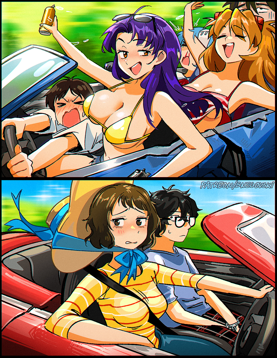 This is a pixiv picture whose title is persona eva.