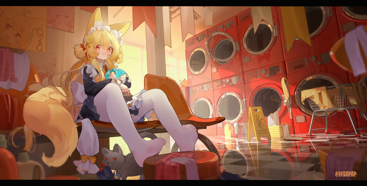 This is a pixiv picture whose title is 檬檬狐.