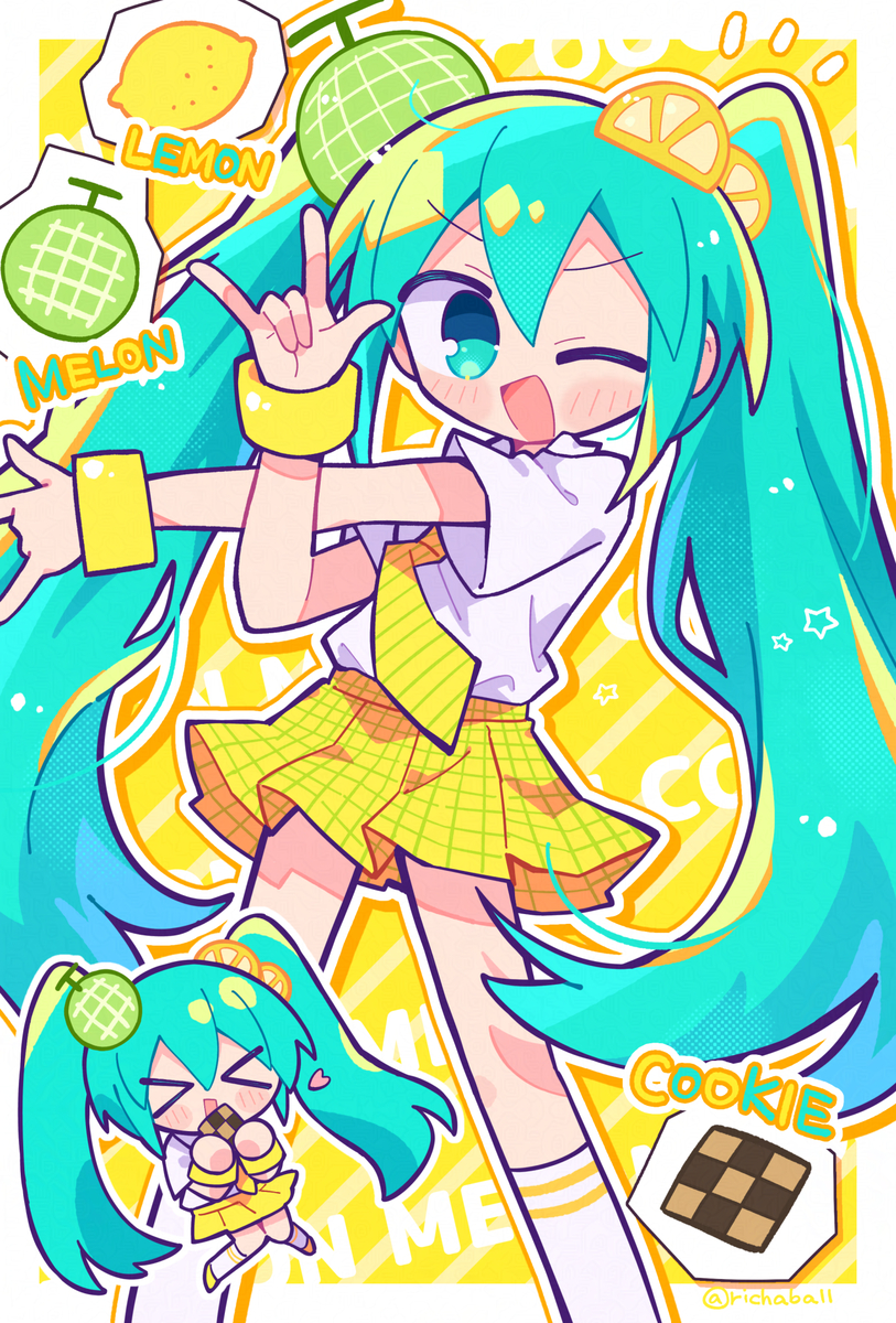 This is a pixiv picture whose title is 🍋🍈🍪.