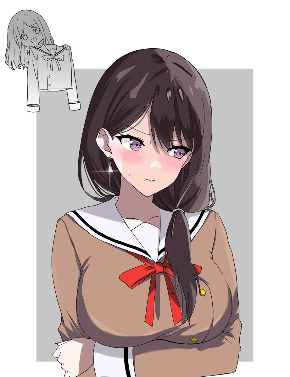 This is a pixiv picture whose title is 婚后多年再次穿上制服的taki.