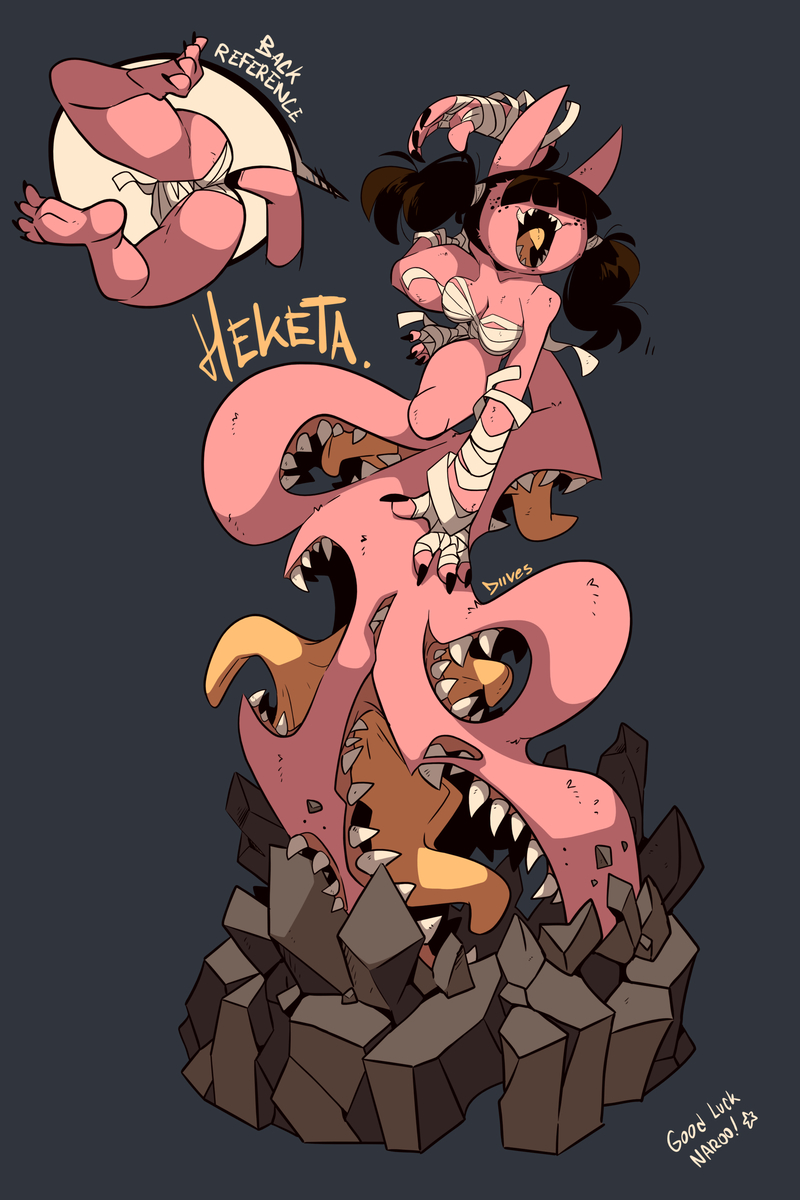 This is a pixiv picture whose title is Heketa's Sculpture (TEASER).