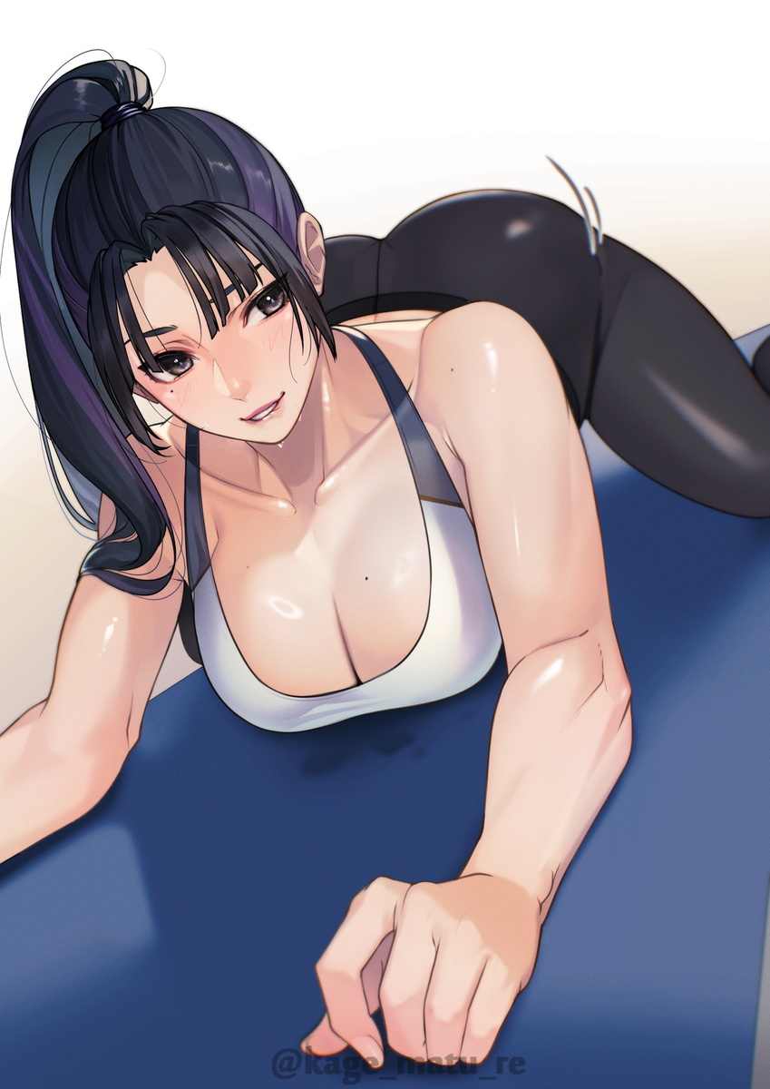 This is a pixiv picture whose title is 汗(・ω・;).
