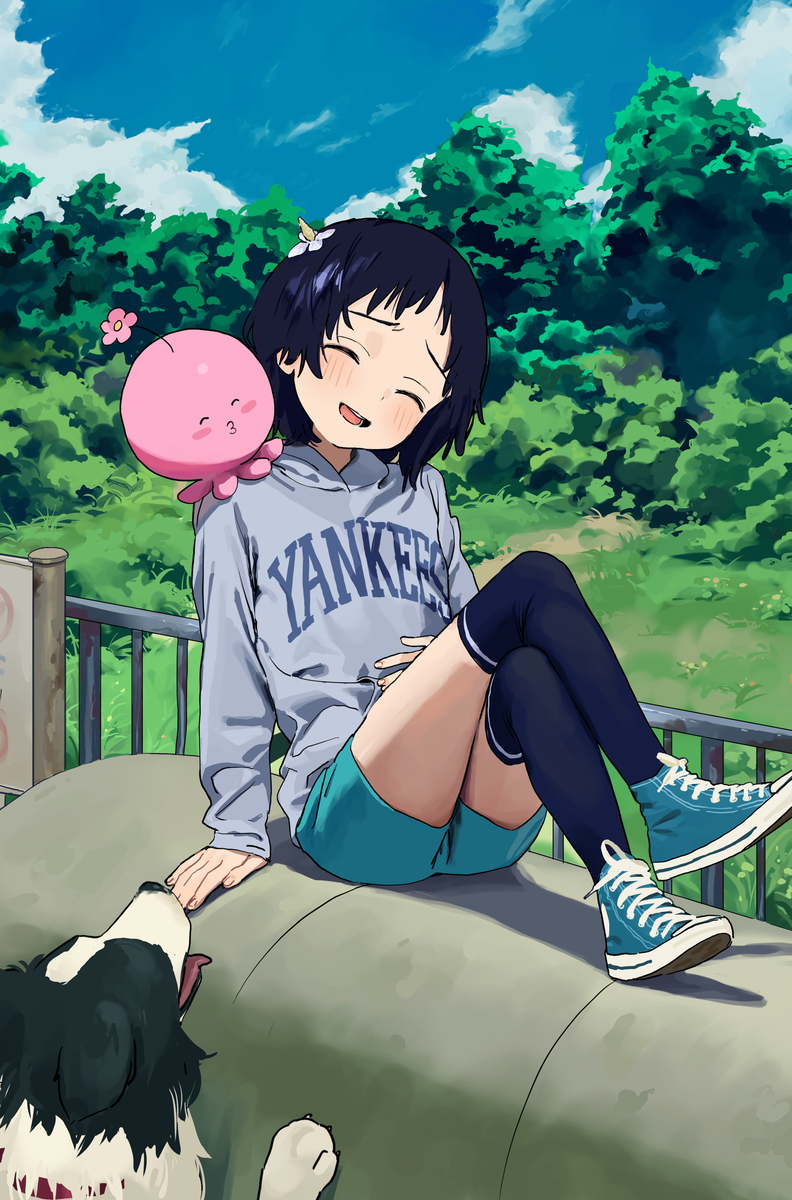 This is a pixiv picture whose title is がんばれ.