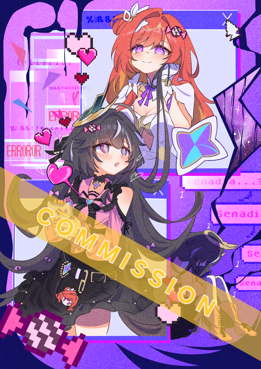 This is a pixiv picture whose title is 🌃😇🌜⚔️.