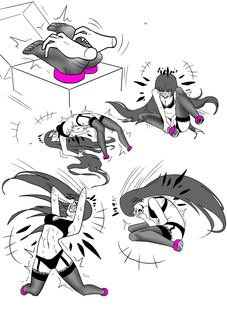 This is a pixiv picture whose title is 图图姐无拘束足盒.