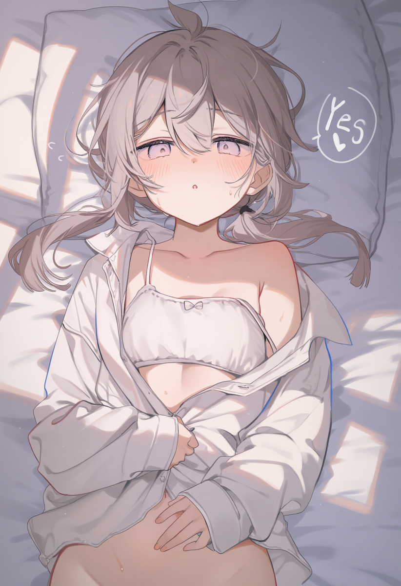 This is a pixiv picture whose title is YES♡.