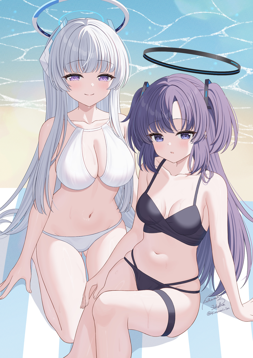 This is a pixiv picture whose title is 水着ノアユウ.