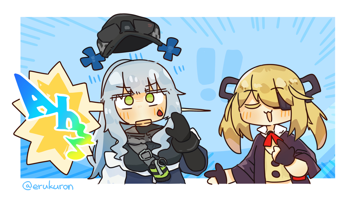 This is a pixiv picture whose title is ドールズフロントラインASMR.