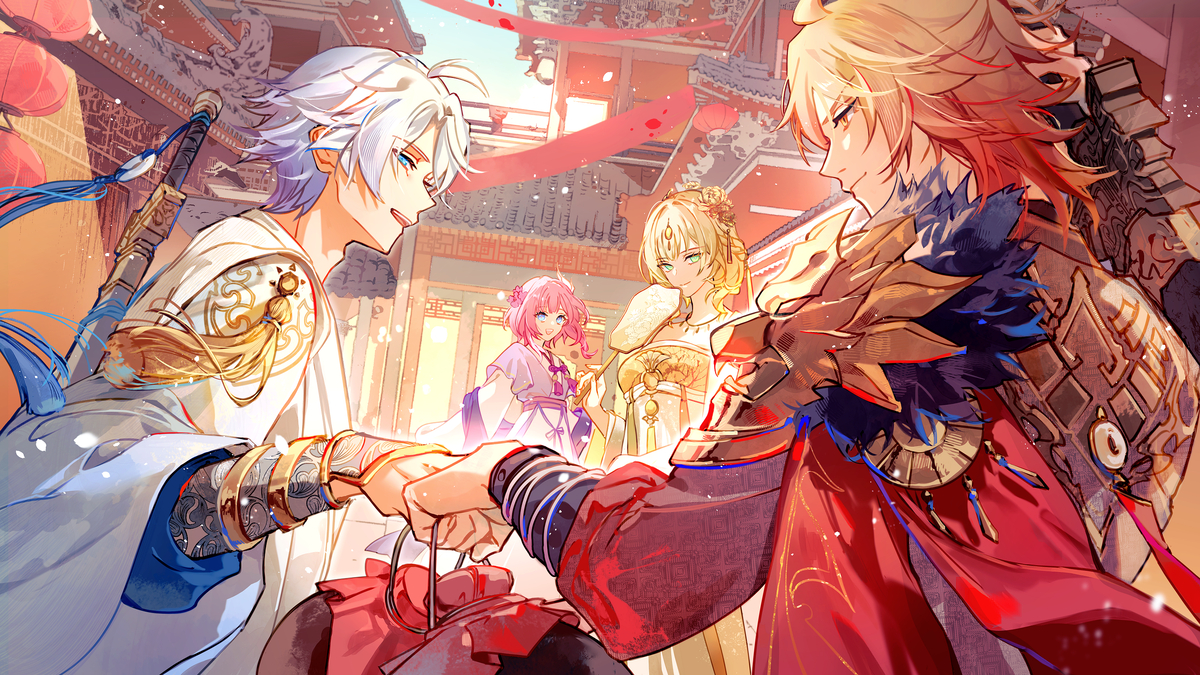 This is a pixiv picture whose title is 侠客の旅路☀️.