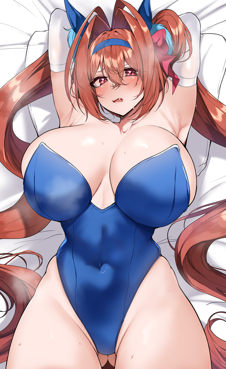 This is a pixiv picture whose title is バニー衣装ダイワスカーレット.