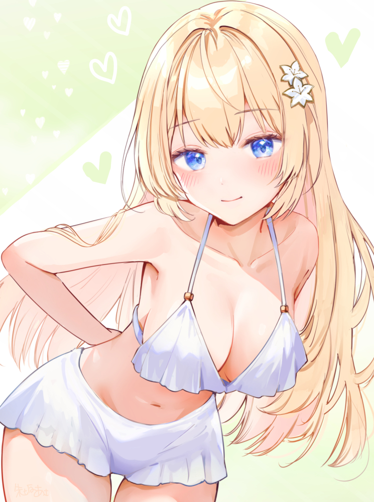 This is a pixiv picture whose title is 白咲エミリ.