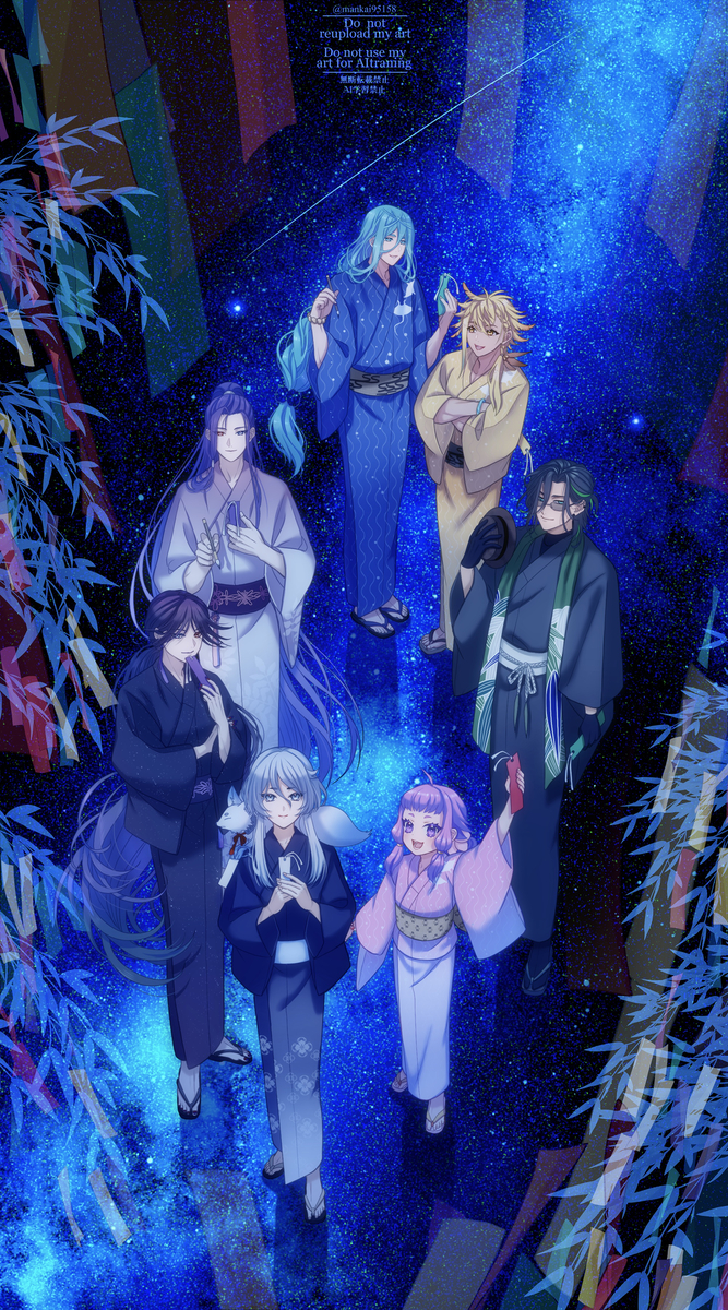 This is a pixiv picture whose title is 七夕の願い事.