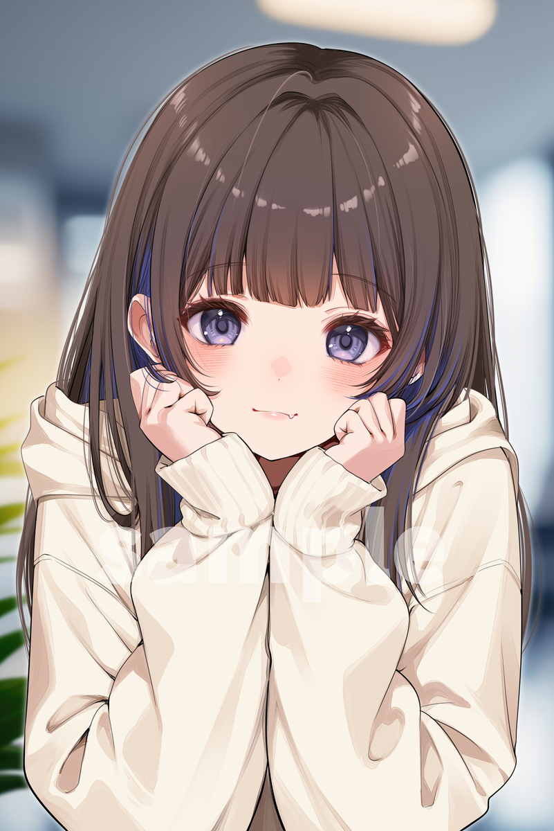 This is a pixiv picture whose title is こっちを見つめる中堅同人作家ちゃん！.
