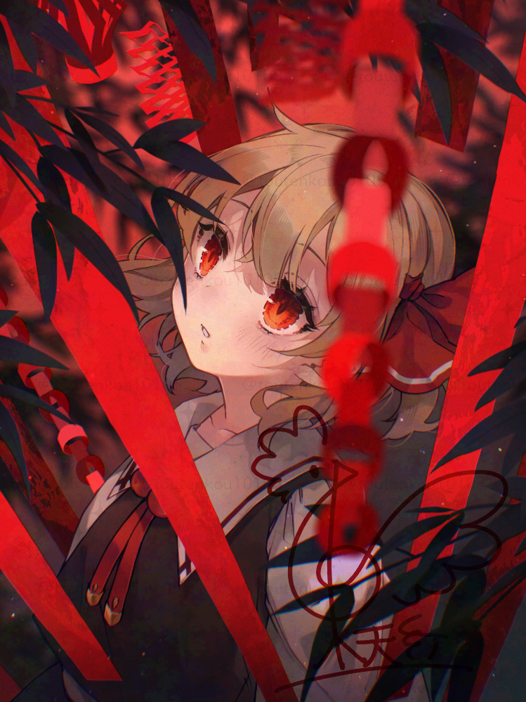 This is a pixiv picture whose title is ルーミア.