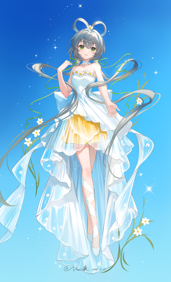 This is a pixiv picture whose title is Day 83.84.85.86 水仙天依.