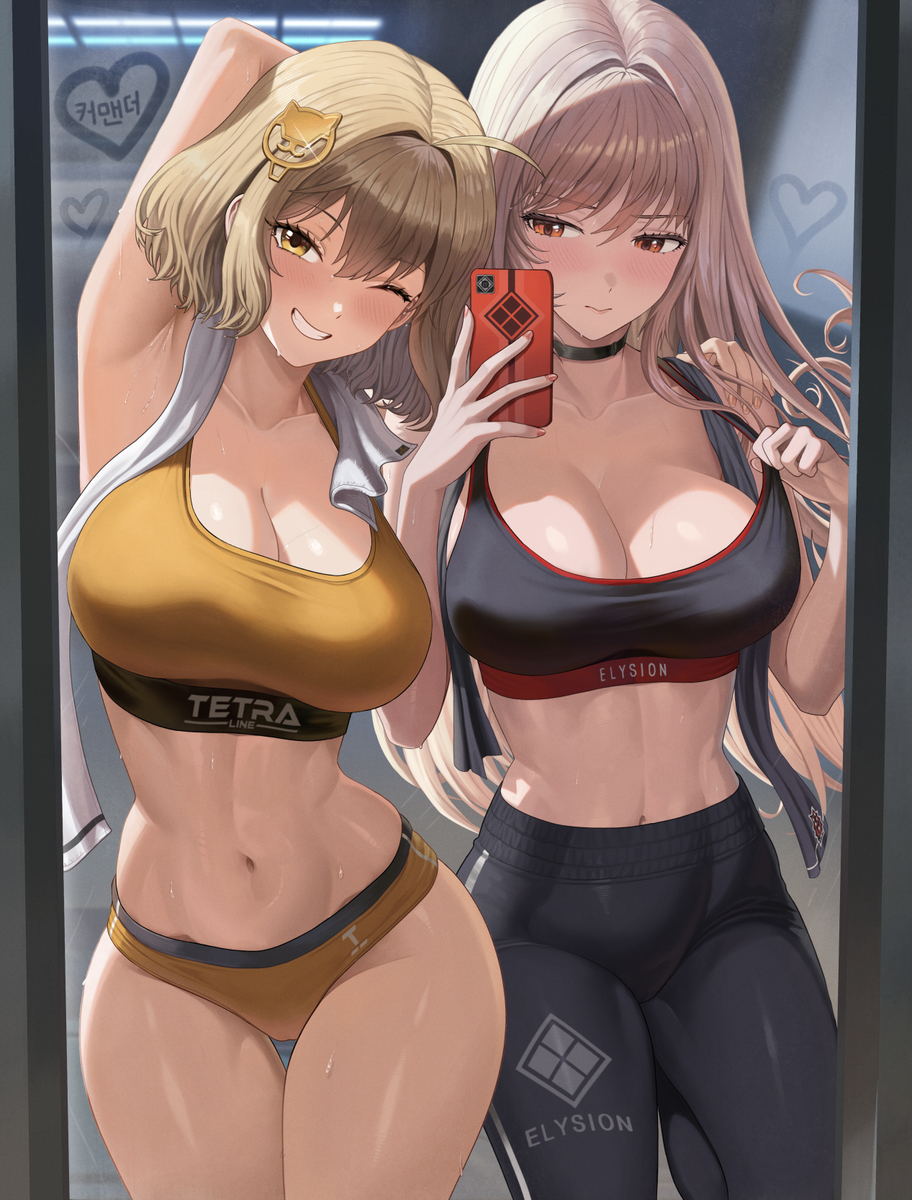This is a pixiv picture whose title is Anis and Rapi.
