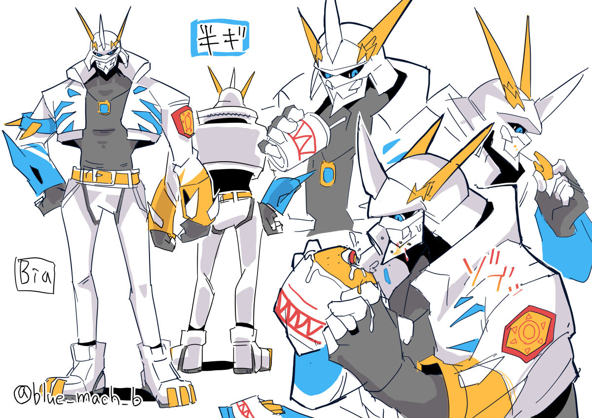 This is a pixiv picture whose title is 半擬人化.