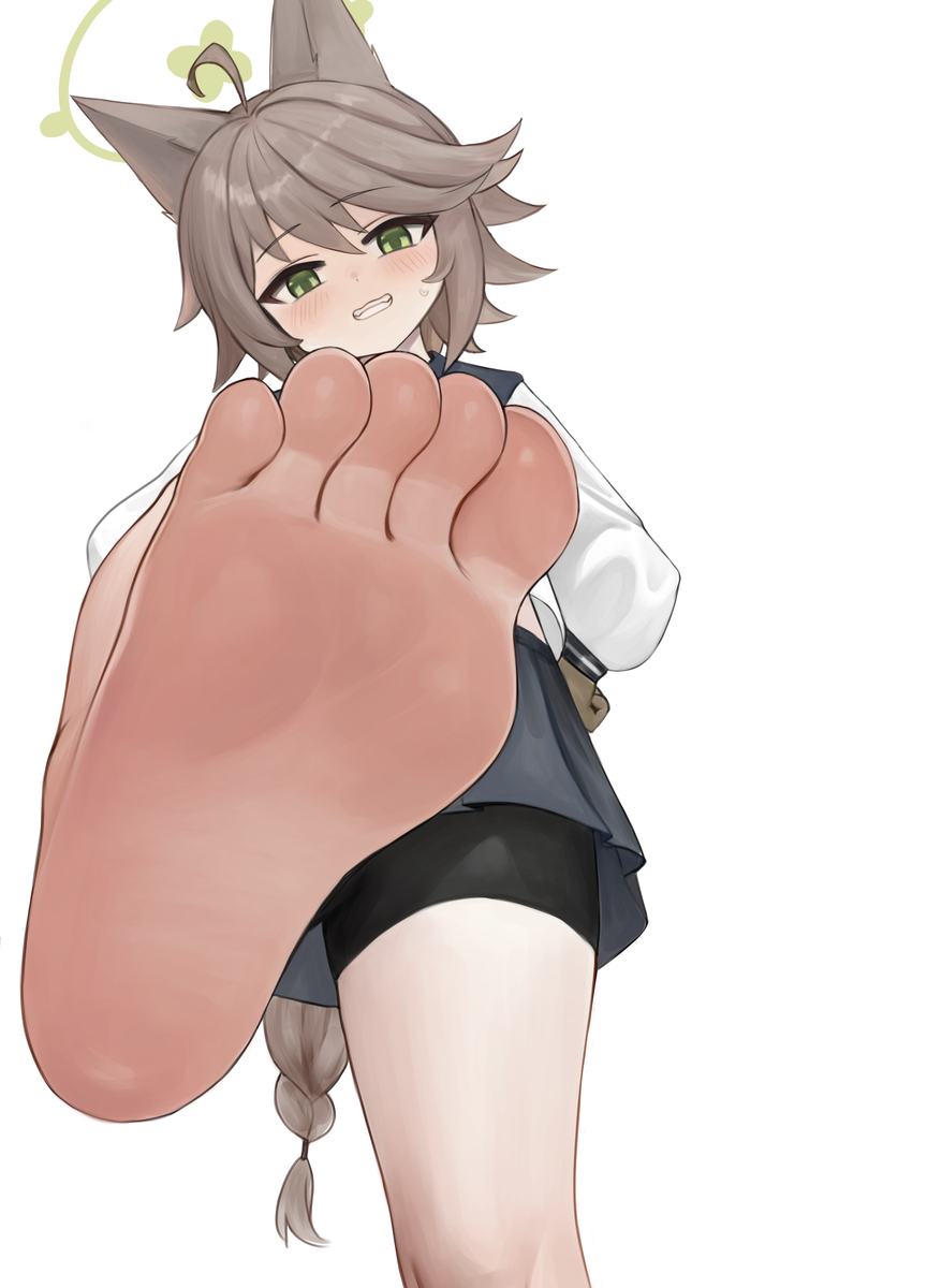 This is a pixiv picture whose title is 밟아주는 오토기.