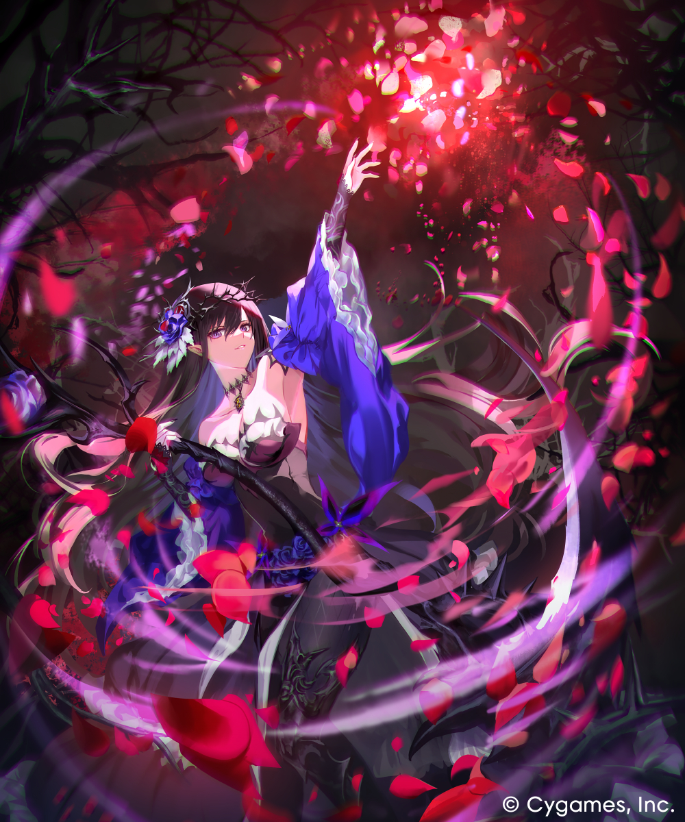 This is a pixiv picture whose title is 薔薇の閃撃.