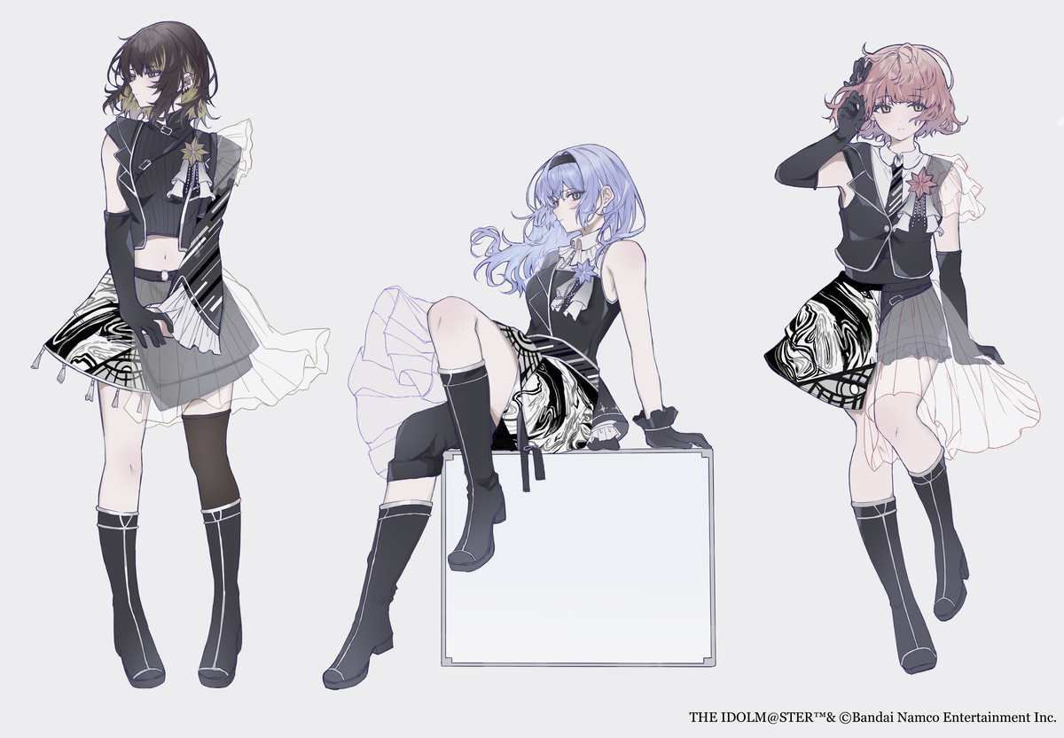 This is a pixiv picture whose title is コメティック「平行線の美学」アイドルマスター.