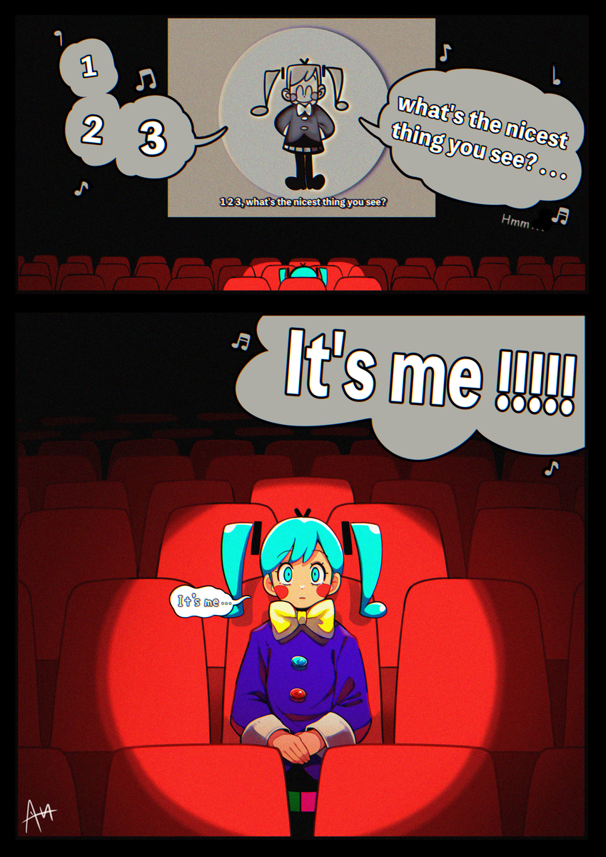 This is a pixiv picture whose title is 「It’s me …」.