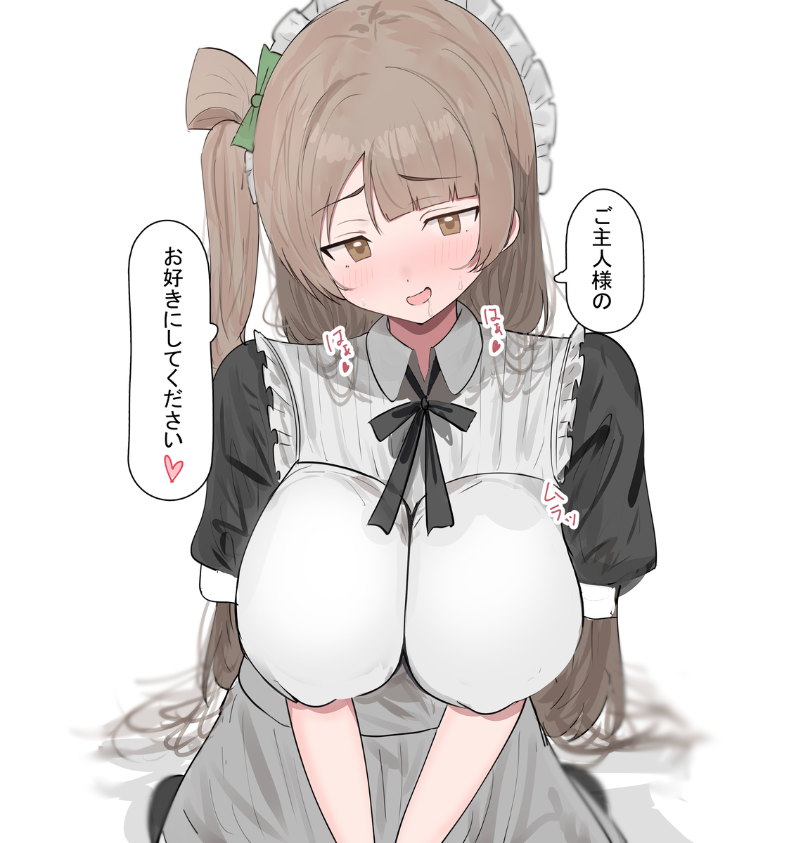 This is a pixiv picture whose title is とんでもないメイドが現れた！.