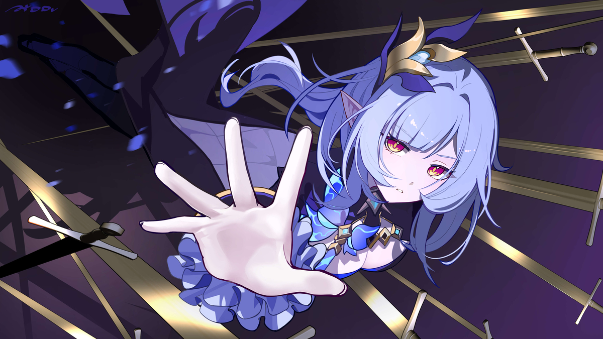This is a pixiv picture whose title is day99 侵蚀之律者.