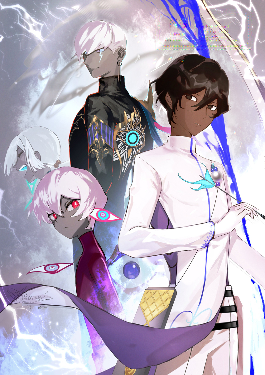This is a pixiv picture whose title is 迅雷.