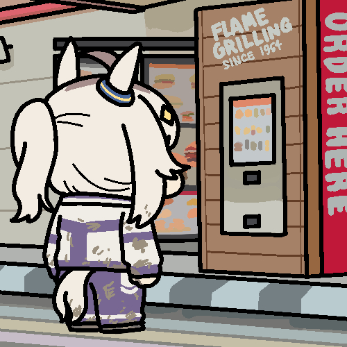 This is a pixiv picture whose title is Big Oguri's Order.