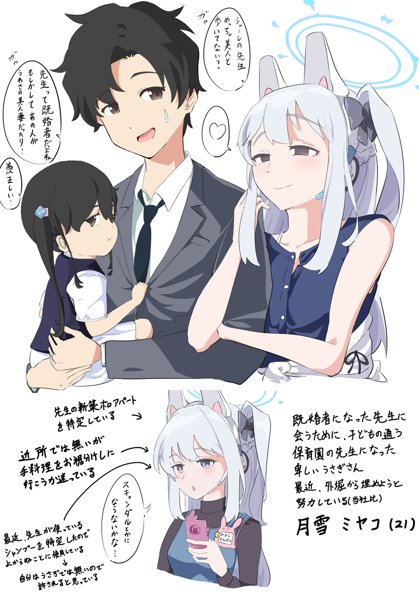 This is a pixiv picture whose title is ミヤコ保母概念３.