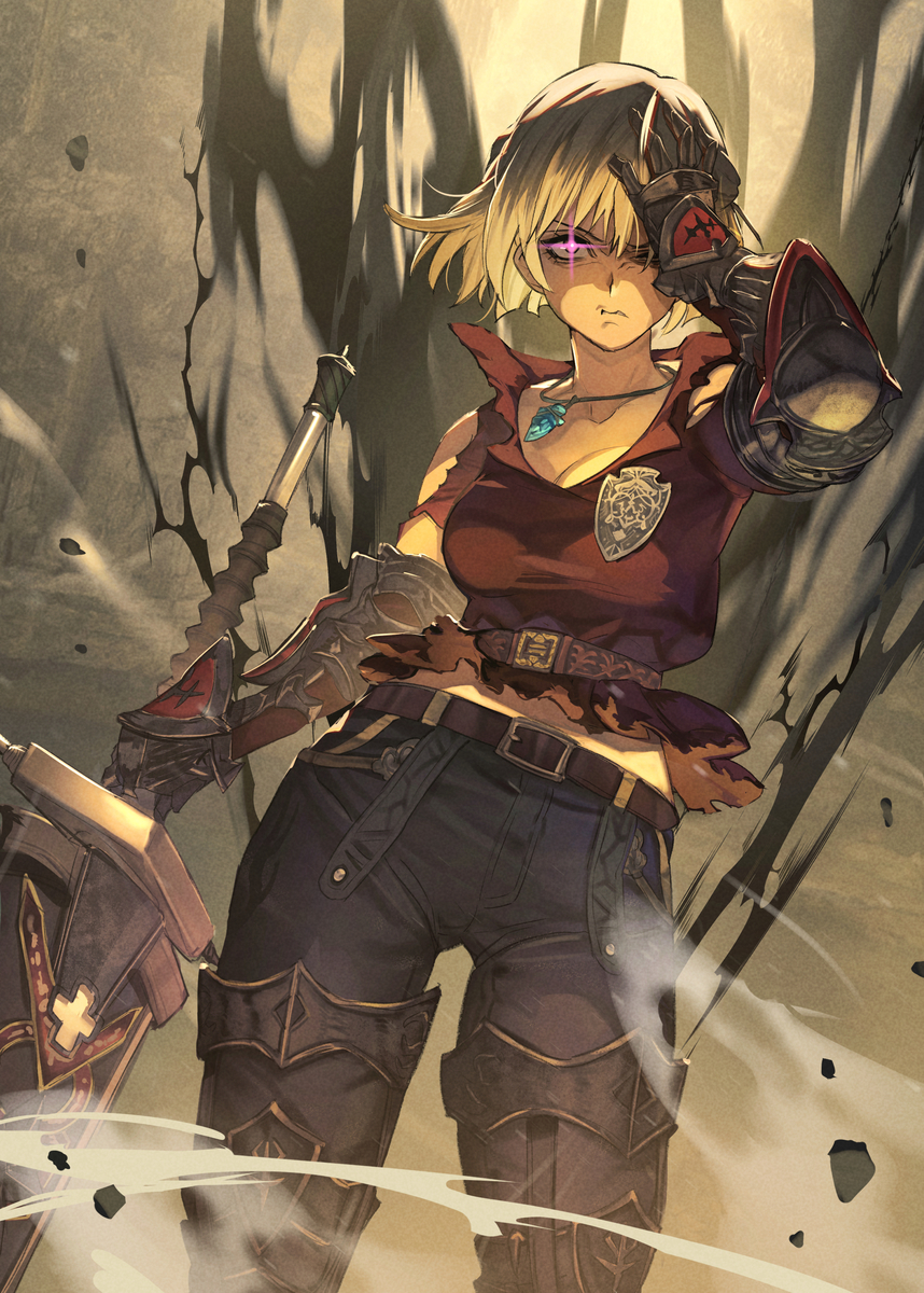 This is a pixiv picture whose title is 切れたわ.