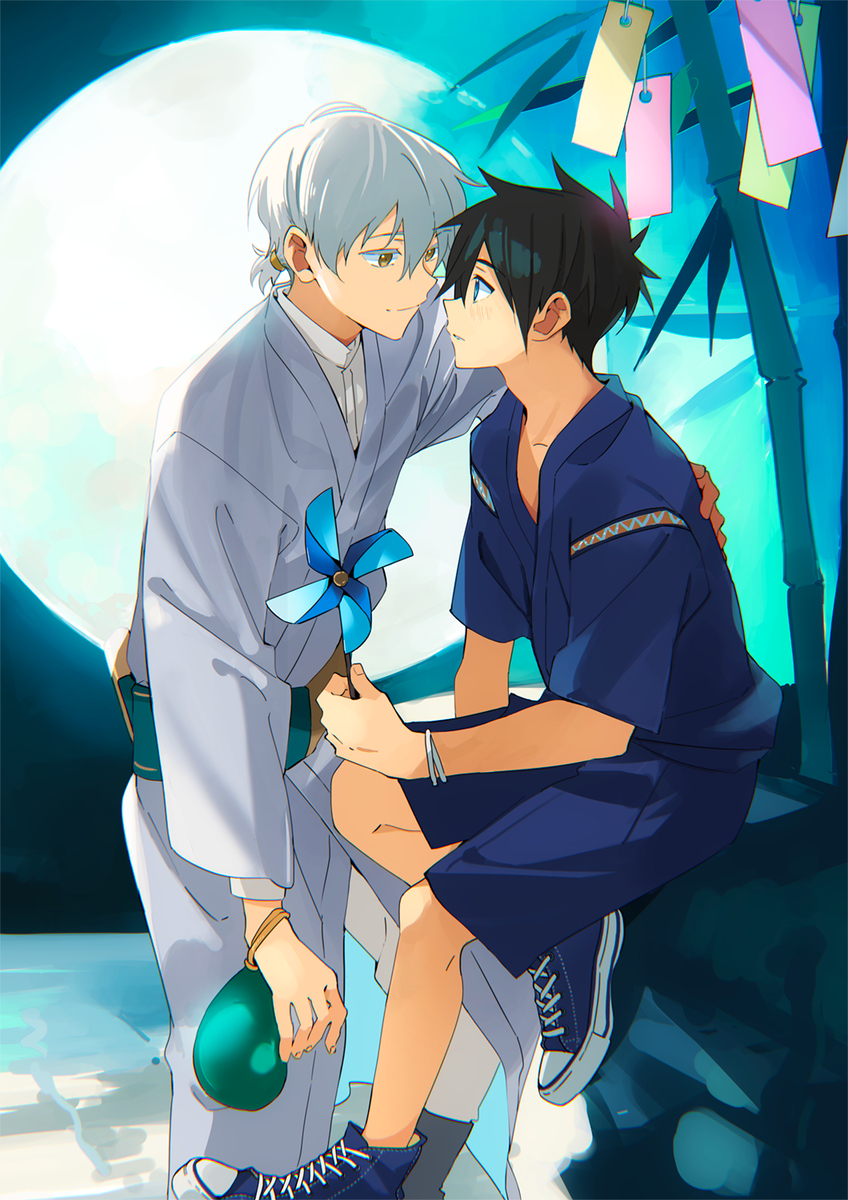 This is a pixiv picture whose title is 七夕.