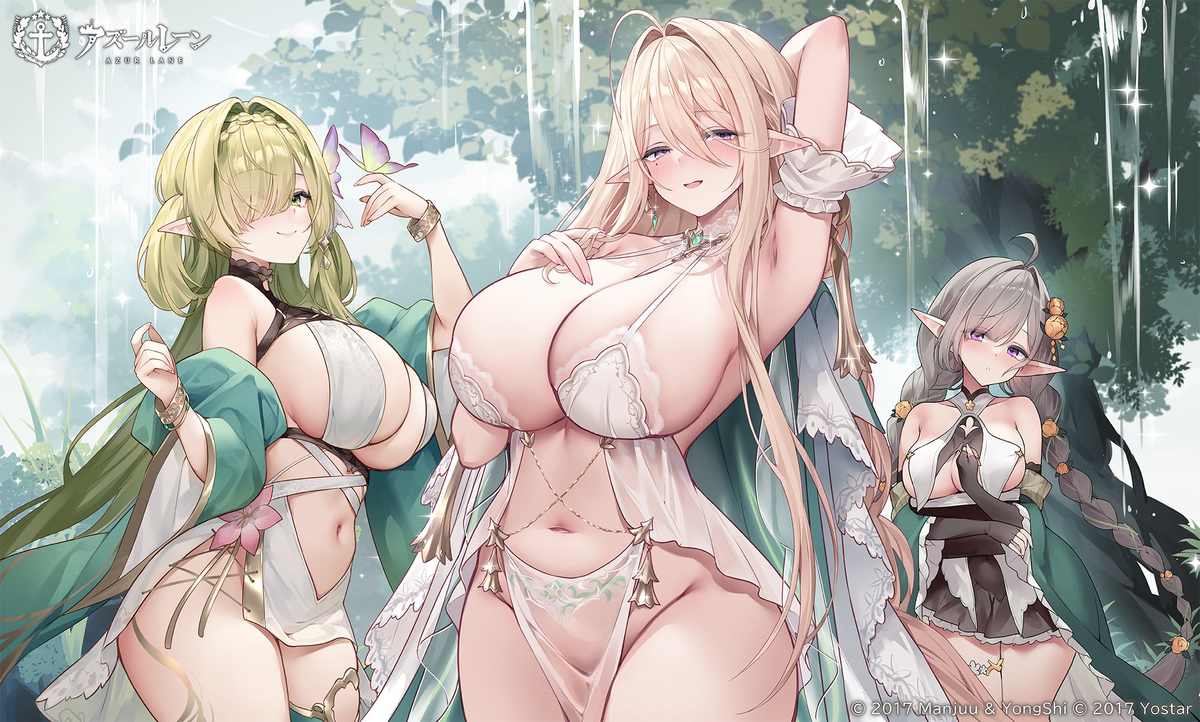 This is a pixiv picture whose title is エルフ艦.