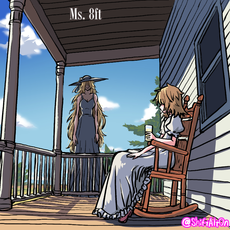 This is a pixiv picture whose title is Ms. 8ft..