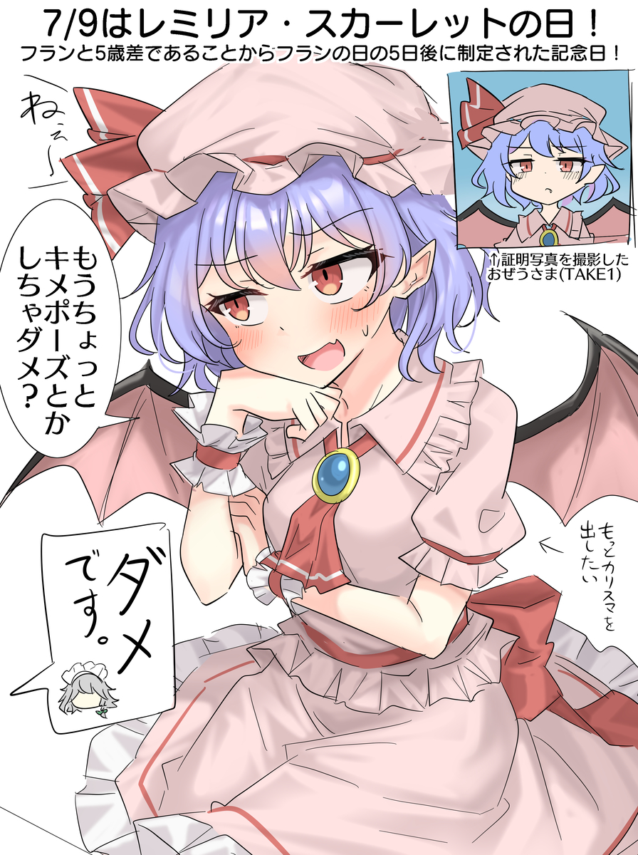 This is a pixiv picture whose title is 7/9はレミリア・スカーレットの日！.