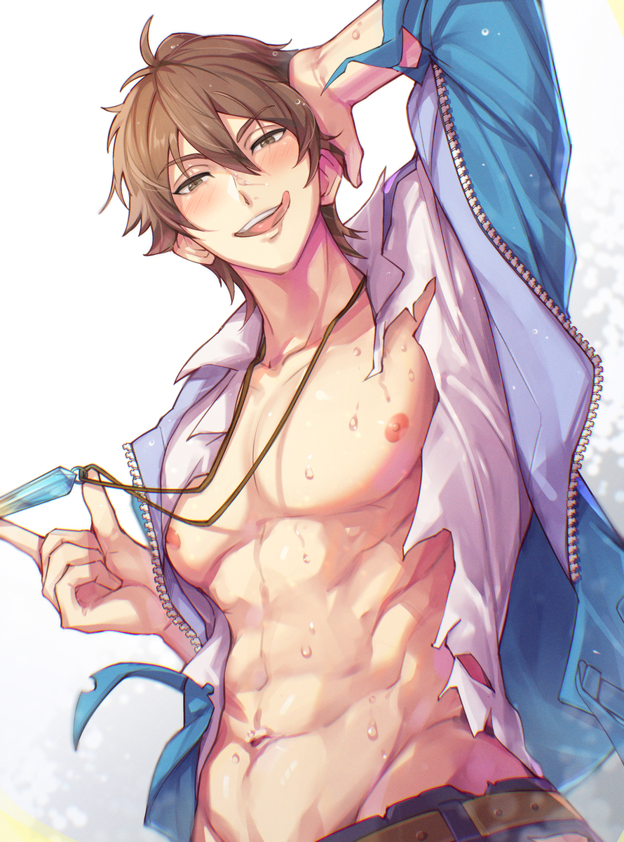 This is a pixiv picture whose title is マスター.