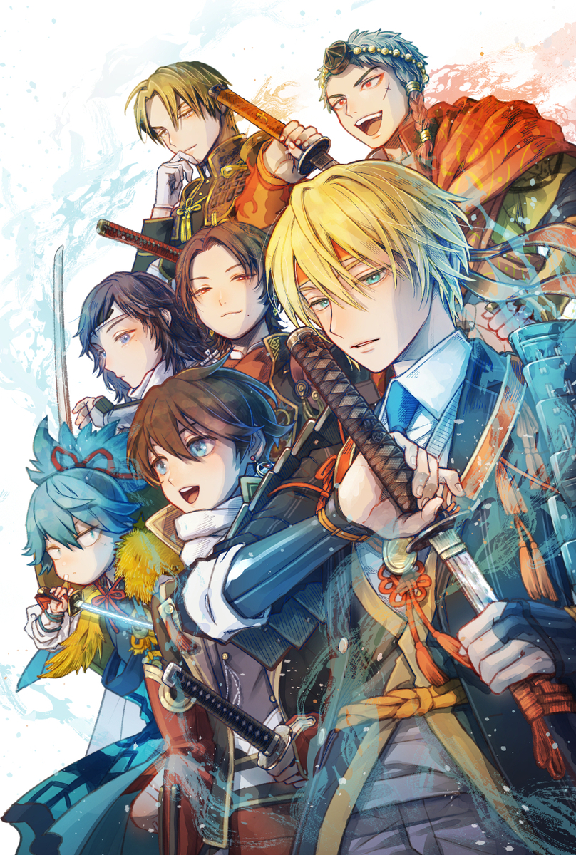 This is a pixiv picture whose title is 刀剣乱舞ONLINE アンソロジーコミック極.