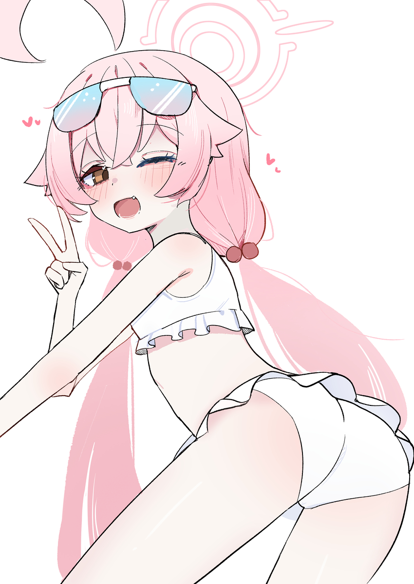 This is a pixiv picture whose title is ブルアカ.