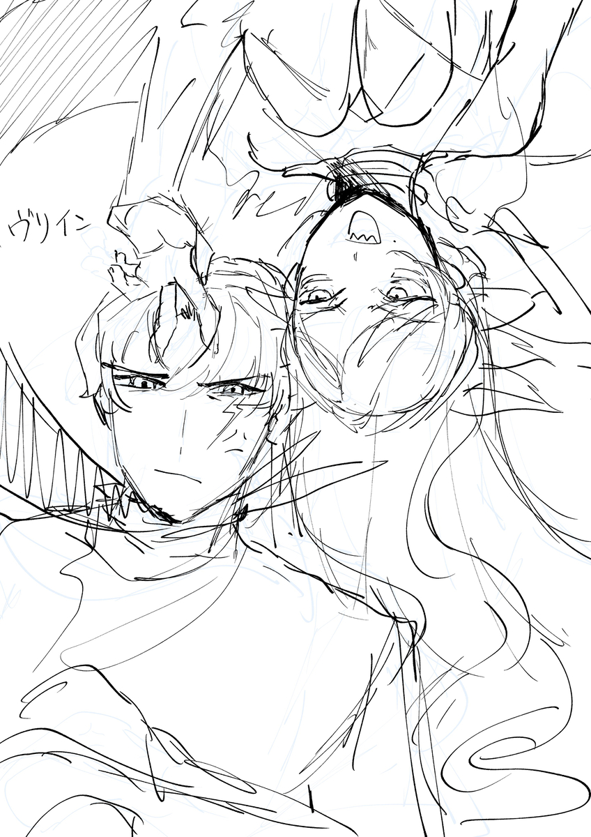 This is a pixiv picture whose title is ヴリイン.