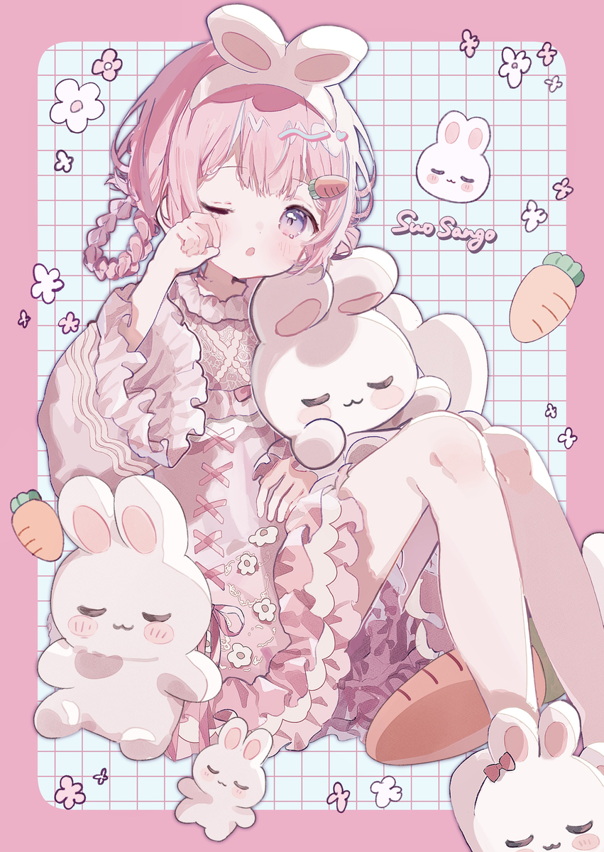 This is a pixiv picture whose title is ねむねむさんご.