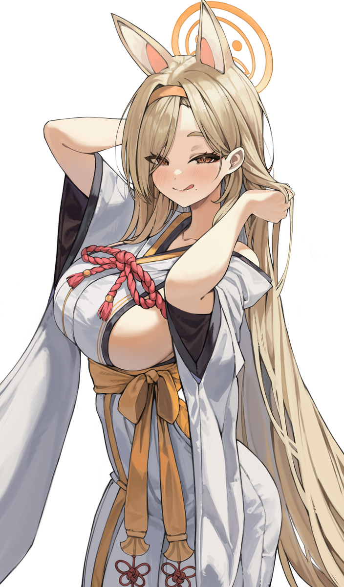 This is a pixiv picture whose title is 🦊kaho🦊.