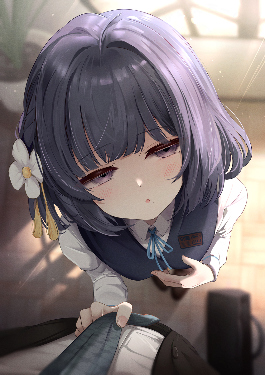 This is a pixiv picture whose title is 問い詰め美鈴.