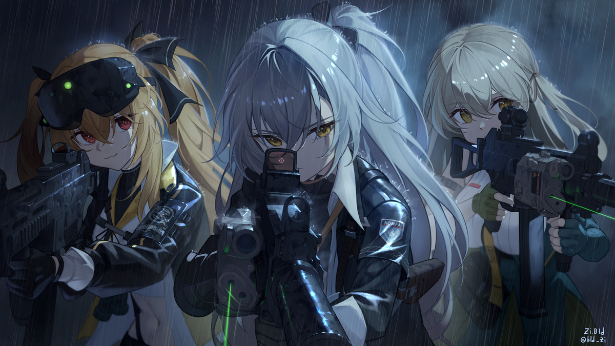 This is a pixiv picture whose title is 움자매.