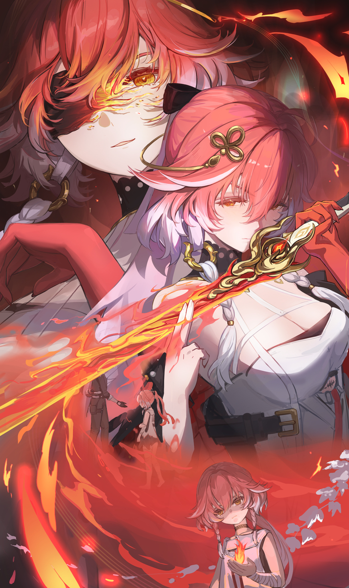 This is a pixiv picture whose title is 长离.
